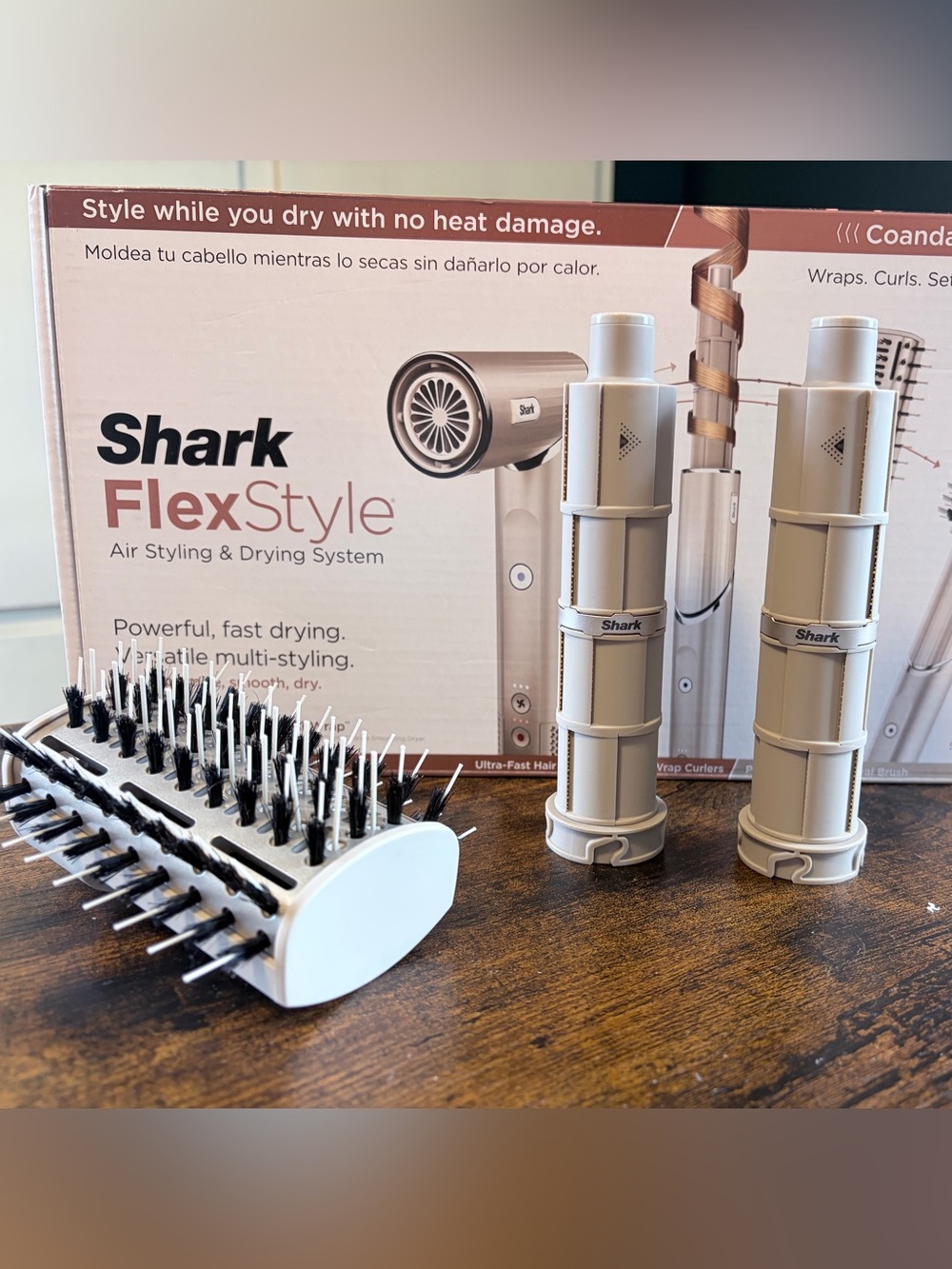 Shark FlexStyle Air Styling Attachments — stone